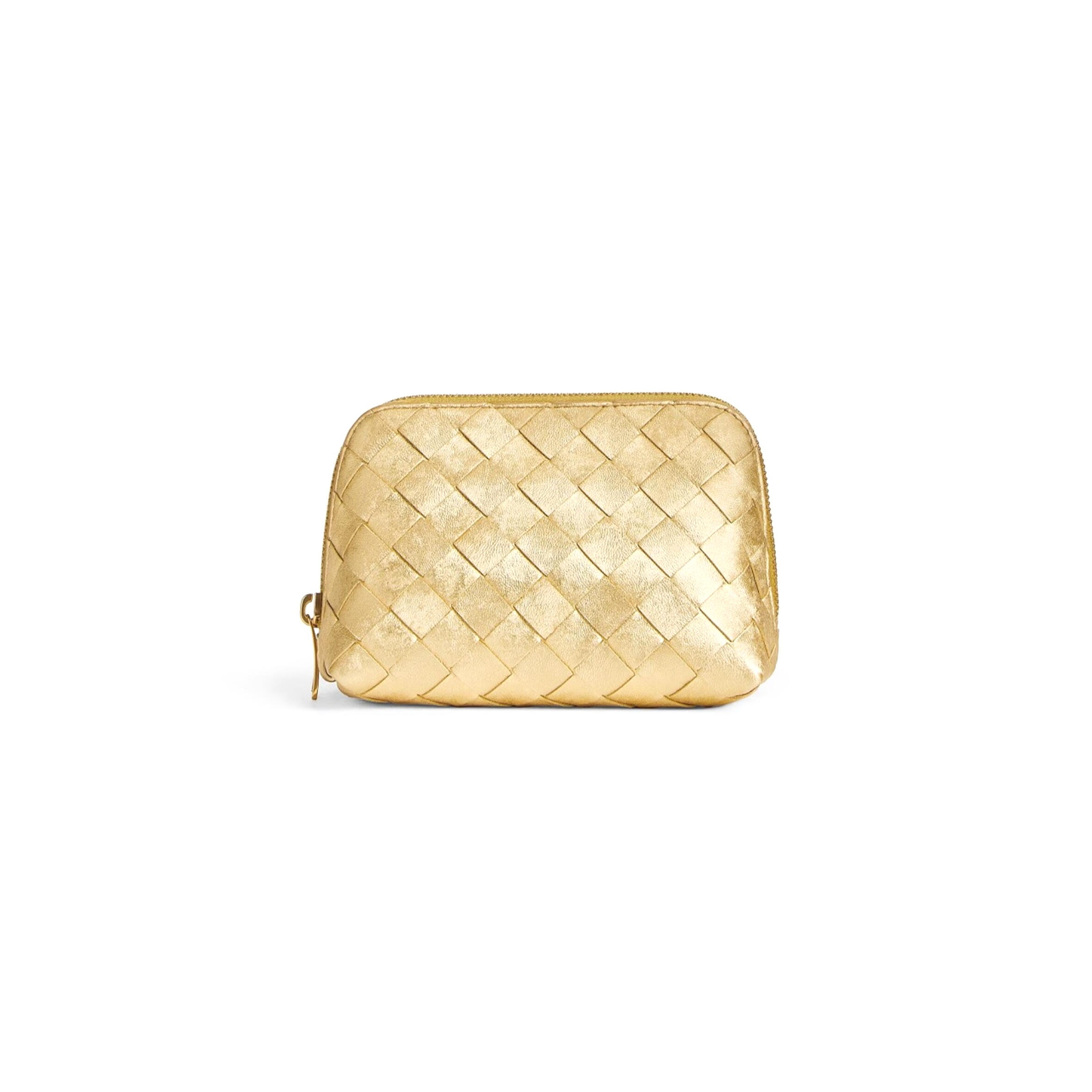 BOTTEGA VENETA INTRECCIATO SMALL BEAUTY POUCH 764044V5XF08472 (16.5*10.5*9cm)